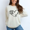 Simply Sage Market Grammy Heart Outline Garment Dyed Long Sleeve - 2 of 4