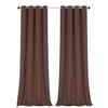 GoodGram 2 Pack Hotel Thermal Grommet 100% Blackout Window Curtain Panels - 2 of 2