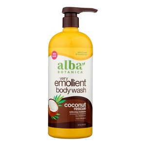 Alba Botanica Very Emollient Body Wash Coconut Rescue - 32 fz - 1 of 4