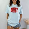 Simply Sage Market Women's Sweetheart Varsity Short Sleeve Garment Dyed Tee - 2 of 3