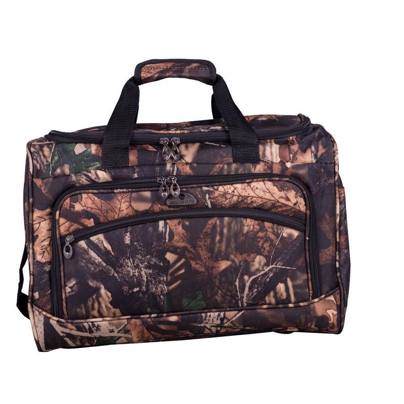American Flyer Camo Green 5-Piece Spinner Luggage Set, 3 of 12