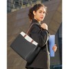 Laptop Tote Bag for Women, Work Bags Teacher Tote Bag, Waterproof Leather Computer Bag - 2 of 4