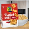 RITZ Toasted Chips Original Crackers, Party Snacks, 8.1 oz, Pack of 2 - 2 of 4