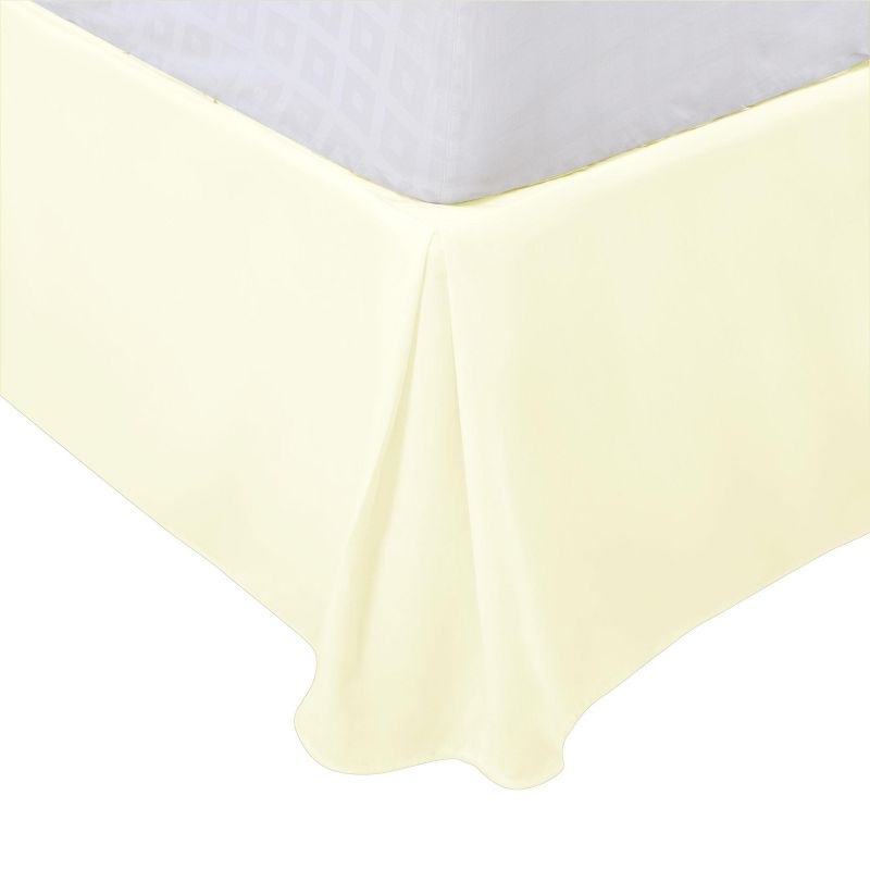 PiccoCasa Classic Tailored Styling Drop Pleated Brushed Solid Bed Skirt 16" 1 Pc, 1 of 5