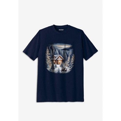 Boulder Creek by KingSize  Nature Graphic Tee