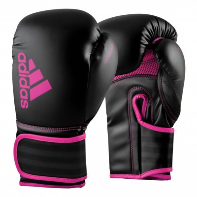 : Adidas Target Gloves 80 - Hybrid 6oz Black/pink Training