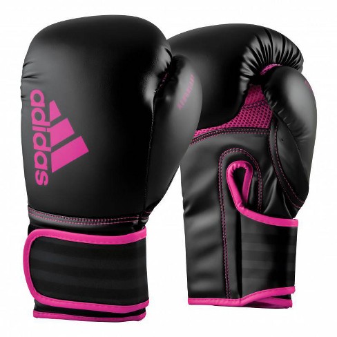 Adidas Hybrid : Target Training Gloves 80 - Black/pink 6oz
