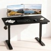 KWPZQEB Height Adjustable Electric Standing Desk, Sit Stand up Desk, Home Office Desk Ergonomic Rising Computer Table - 3 of 4