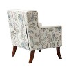 Set of 2 Detlev farmhouse-special  Wooden Upholstered Armchair with Square Arms and Spring | ARTFUL LIVING DESIGN - 4 of 4