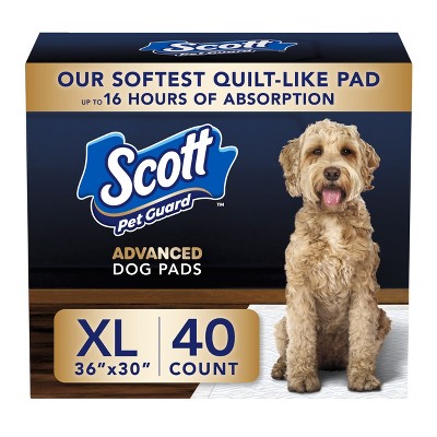 Scott Pet Guard Advanced Dog Pads - Dog Training Pads for Puppies, Medium & Large Dogs