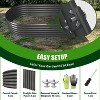 COWLOWN 1 Piece Grey 6X2X1.5 ft Round Raised Garden Bed, Rust-Resistant, Easy Setup Planter for Vegetables, Flowers & Herbs - 4 of 4