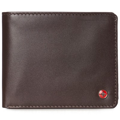 Alpine Swiss Rfid Mathias Mens Wallet Deluxe Capacity Passcase Bifold ...