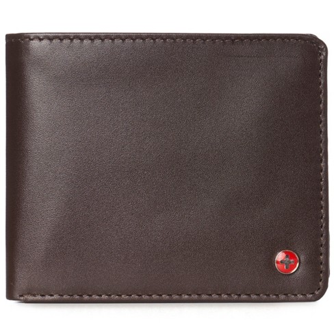 Alpine Swiss Rfid Mathias Mens Wallet Deluxe Capacity Passcase Bifold ...