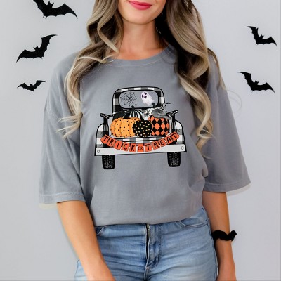 Simply Sage Market Trick Or Treat Truck Garment Dyed Tee