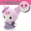 Hello Kitty and Friends Series 2, Kuromi Punks Plush - Officially Licensed Sanrio 2025 Jazwares Stuffed Animal - Gift for Kids, Girls, Boys & Fans, 6+ - 3 of 4