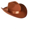 HalloweenCostumes.com    Adult's Brown Outlaw Cowboy Hat, Brown - 4 of 4