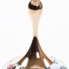 NicBex 21.2"Mermaid End Coffee Table for Living Room,Chic Metal Pedestal Table,Chic End Table Round Sofa Side Table,Art Deco,Colorful Ink Dot - 4 of 4