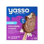 Yasso Frozen Greek Yogurt Indulgent Vanilla Chocolate Crunch - 4ct
