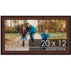 PosterPalooza | Decor Brown Picture Frame - UV Acrylic, Backing Board, Hanging Hardware Included - 2 of 4
