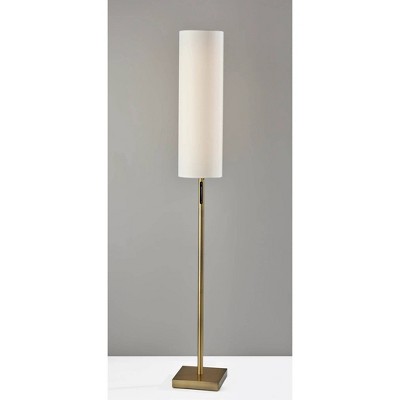 Matilda Brass Finish Linear LED Floor Lamp with Touch Control