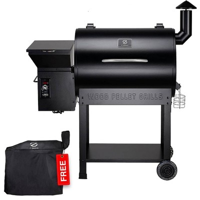 Z Grills ZPG-7002B 693 sq in Pellet Grill and Smoker, Black