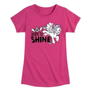 Girls' - My Little Pony - Born To Shine Fitted Short Sleeve Graphic T-Shirt - 1 of 4
