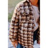 Women's Autumn Sunsets Plaid Flannel Long Sleeve Button Top - Southern Grace - 3 of 3