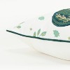 20"x20" Oversize Pumpkin Square Throw Pillow Cover Green/Gold - Rizzy Home: Cotton Canvas, Hidden Zipper, Pet Friendly - 3 of 4