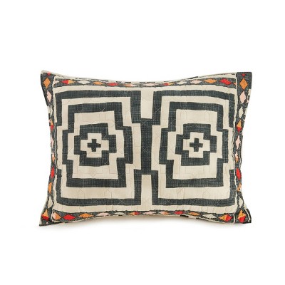 Hypnotic Black and White Cotton King Quilt Set