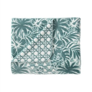Tommy Bahama Lanikai Fronds Green Throw Blanket - 1 of 4
