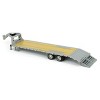 Greenlight Collectibles 1/64 Gooseneck Trailer Primer Gray with Red and White Conspicuity Stripes 30391 - 4 of 4