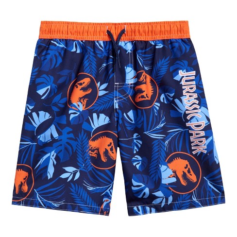 Jurassic Park T rex Dinosaur Upf 50 Swim Trunks Bathing Suit Little Kid To Big Target