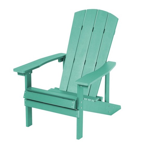 Sonkuk Recycled Plastic Wood Adirondack Chair, Green : Target