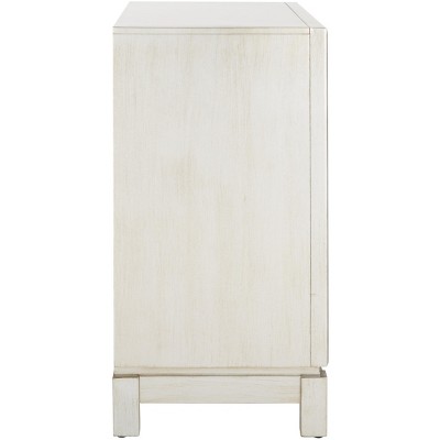 Ashlynn 32" Silver Solid Wood 2 Door Chest