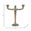 Modern Metal Taper Candle Holder with Abstract Human Figure Design - Contemporary Aluminum Sculptural Candle Stand for Home Decor and Centerpieces - 3 of 4