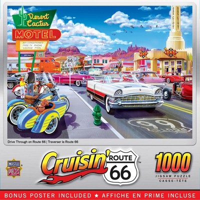 MasterPieces Cruisin‘ Rt66 - Drive Through on Rte. 66 1000pc Puzzle