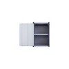 Rubbermaid 14 x 16 x 24 In Garage Tool Locker Kit Rail Storage System (2 Pack) - 3 of 4