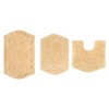 Waterford Collection Cotton Tufted Set of 3 Bath Rug Set - Home Weavers - 2 of 4