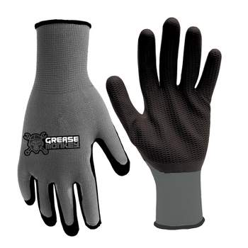 Grease Monkey Xl Sandy Nitrile Cut Resistant Black/gray Dipped Gloves :  Target