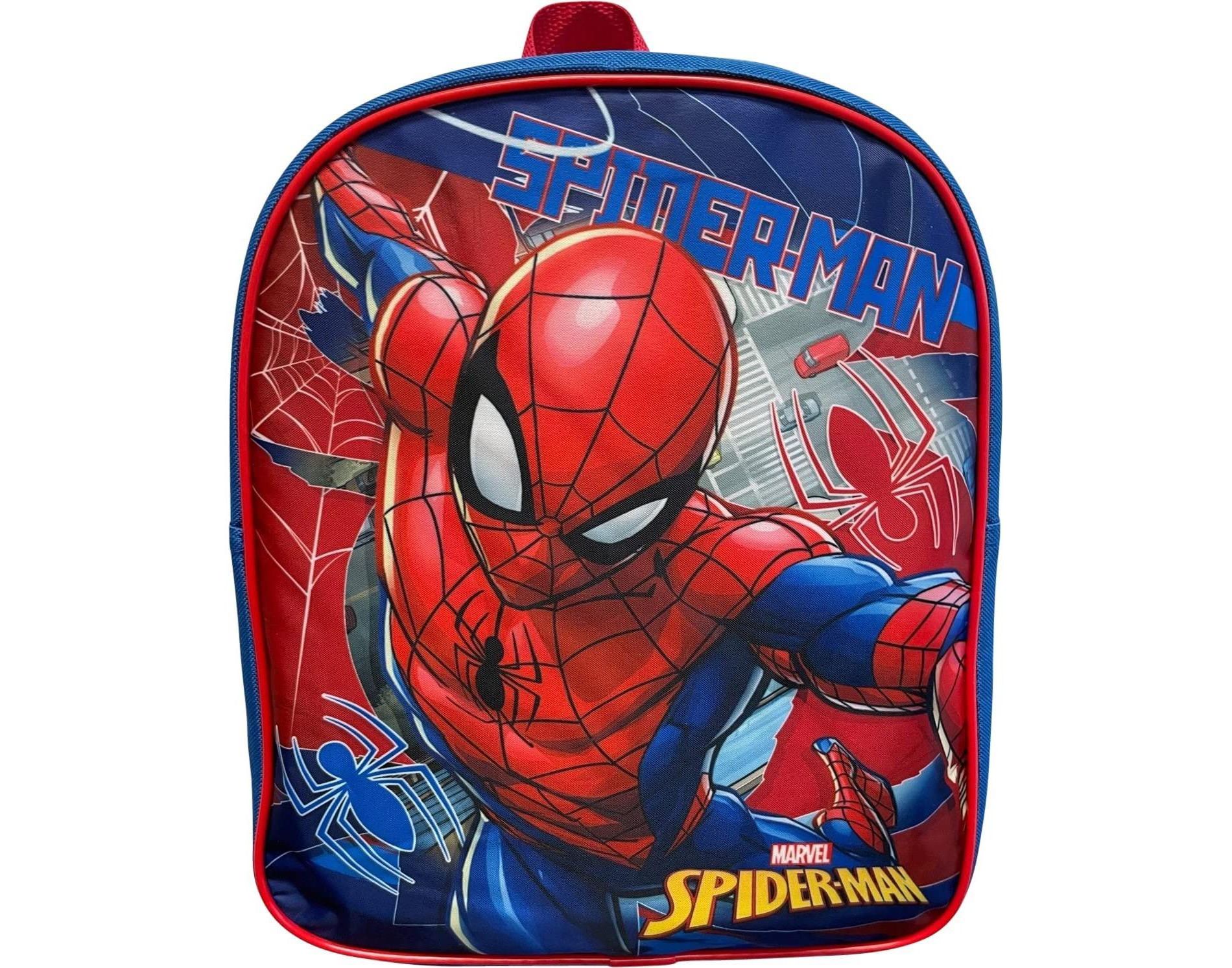 Spiderman Toddle Boy 12 Inch Mini Backpack (Blue-Red)
