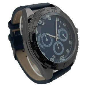 Olivia Pratt Bold Face Lightweight Silicone Band Men Wach - 1 of 3