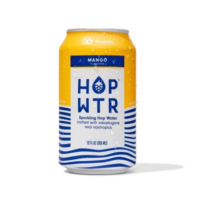 HOP WTR Mango Non-Alcoholic - 6pk/12 fl oz Cans
