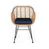 WestinTrends 3-Piece Wicker Outdoor Patio Conversation Set - 2 of 4