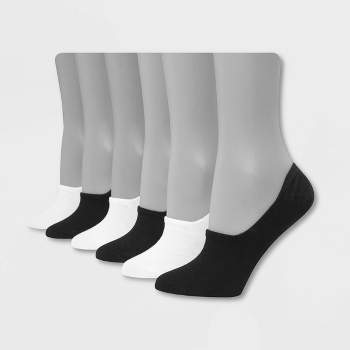 Hanes Women's Cushion No-Show Socks - 6 pk - White, 5-9 - Fry's Food Stores