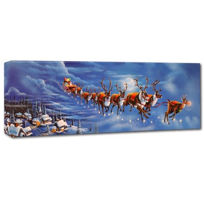 Trademark Fine Art -Geno Peoples 'Twas the Night Before Christmas' Canvas Art