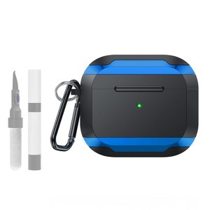 HTUTWOO AirPods 4 Protective Case, Aluminum Shockproof Covers with Keychain and Cleaning Kit , Comprehensive Protection - 1 of 4