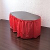 Slickblue Reusable Table Skirt – 14 to 20 ft Long, Fits Round, Square & Rectangle Event Tables, 3 Color Options - 3 of 3