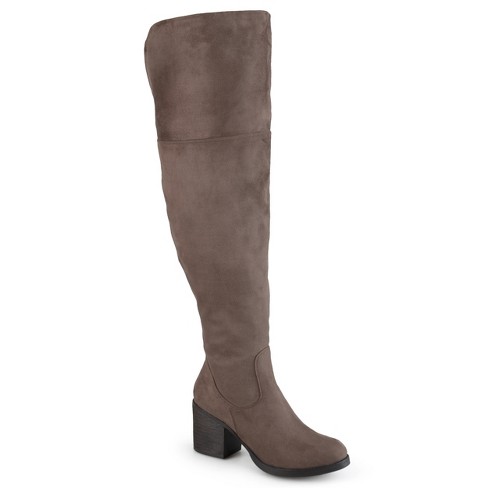 Journee collection maya wide cheap calf thigh high boot