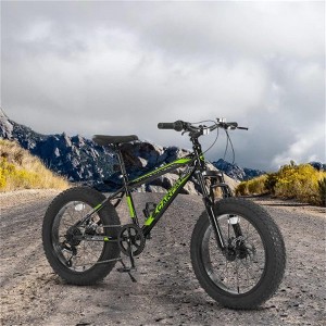 YONWAY 20 Inch Kids Mountain Bike, Disc Brakes, Durable Wide Tires, Front Suspension, 7-Speed for Off-Road Riding - 1 of 4