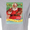 Women's - Coca-Cola - Sip Of Good Taste Vintage Coca Cola Santa Cropped Graphic T-Shirt - 2 of 4